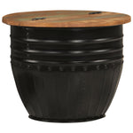 Coffee Table Black 50x39.5 cm Solid Wood Reclaimed 351752