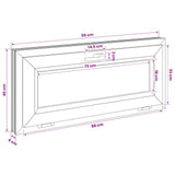 Basement Window Internal Colour White RISOR 95 x 40 cm 42047762