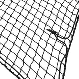 Trailer Net with Elastic Rope Black 6x3 m PP 4012290