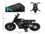 Kids Electric Motorbike with Siren, Horn, Headlights, Music, Training Wheels, for Ages 3-5 Years T3398P422368