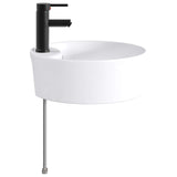Bathroom Wash Basin Matte Black 40.5 x 40.5 x 15 cm Metal 890233