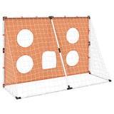 Kids' Football Goal with Targeting Mat and Ball 182x62x118 cm 4008439