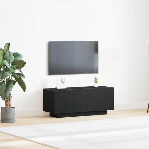 TV Cabinet Black oak 100 x 35 x 40 cm Engineered wood 3333066