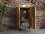 Sideboard Smoked Oak 34.5x34x90 cm Engineered Wood 817405