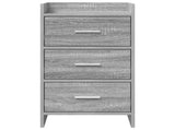Bedside Tables Grey Sonoma 40 x 36 x 70 cm Engineered Wood 8011032