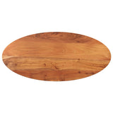 Table Top 140x60x3.8 cm Oval Solid Wood Acacia 370817