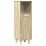 ZNTS 3 Piece Bathroom Furniture set Sonoma Oak Engineered Wood 3324975