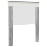 Headboard with Headboard Grey Sonoma 80 cm Engineered wood 887820
