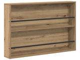 Magazine Rack 2 pcs Artisan Oak 80 x 12 x 70 cm Engineered Wood 890851