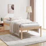 Senior Bed without Mattress 90x200cm Solid Wood Pine 810599