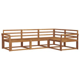 Outdoor Sofa Set 4 pcs Natural Solid Acacia Wood 3367507