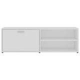 ZNTS TV Cabinet White 120x34x37 cm Engineered Wood 801152