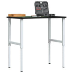 Workbench Dark Brown 100x60x cm Solid Wood Oak 3309721