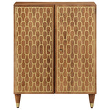 Side Cabinet 60x33x75 cm Solid Wood Mango 358286