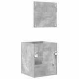 Bathroom Furniture Set with Drawer Grey 41 x 38.5 x 48 cm 875689