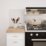 Kitchen Worktop 40x63.5x2.7 cm Solid Wood Oak Rectangular 4008995
