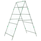 Garden Trellises for Climbing Plants 3 pcs A-Frame Steel 3281501