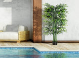 6ft Artificial Bamboo Tree Plant Greenery in A Pot for Home Office Planter 1.8M T3398P343530