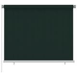 Outdoor Roller Blind 180x140 cm Dark Green HDPE 312815