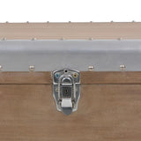 Storage Box Solid Fir Wood 91x52x40 cm Brown 246124