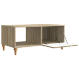 Coffee Table Sonoma Oak 90 x 50 x 40 cm Engineered Wood 894267