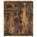 Sideboard with Drawer Smoked Oak 71x35x84 cm Engineered Wood 861593