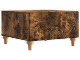 Coffee Table Smoked Oak 49 x 50 x 40 cm Engineered Wood 894280