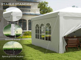 3 x 6 m Garden Pop Up Gazebo, Wedding Party Tent Marquee, Water Resistant Awning Canopy with T3398P310890