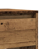 Console Table Old Wood 89x41x76.5 cm Engineered Wood 856774