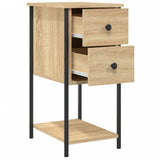 ZNTS Bedside Cabinets 2 pcs Sonoma Oak 32x42x70 cm Engineered Wood 826096