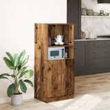 Kitchen Cabinet Old Wood 57x41.5x131.5 cm Engineered Wood 860128
