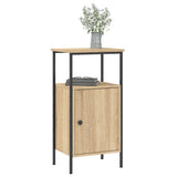 Bedside Cabinet Sonoma Oak 41x31x80 cm Engineered Wood 825925