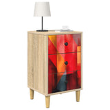 Bedside Cabinet HEESCH Sonoma Oak 36 x 33 x 60 cm 8007287