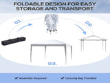3 x 3M Garden Pop Up Gazebo Height Adjustable Marquee Party Tent Wedding Canopy with Carrying Bag, T3398P310875