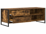 TV Cabinet Smoke Oak 100 x 36 x 49.5 cm Engineered Wood 886560