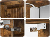 Bathroom Furniture Set 6 pcs Smoked Oak 3407155