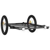Bike Trailer Black 135x68x37 cm Iron 94206