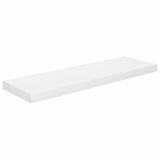 Floating Wall Shelves 4 pcs High Gloss White 80x23.5x3.8 cm MDF 323753