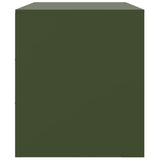 TV Cabinet Olive Green 99x39x44 cm Steel 841647