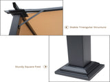 Outdoor Retractable Pergola Garden Gazebo with Two Adjustable Side Canopy Overhead Sun Shade T3398P317626