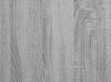 Highboard with Glass Doors Grey Sonoma 35x37x120 cm 836565