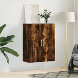 Wall Mounted Cabinet Smoked Oak 69.5x34x90 cm 828409