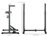 Heavy Duty Barbell Squat Rack, Adjustable and Multifunctional Weight Power Stand, for Home, Gym T3398P347521
