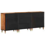 Side Cabinets 3 pcs 60x33x75 cm Solid Wood Mango 3206310