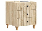 Bedside Cabinet Sonoma Oak 43x 41 x 66.5 cm Engineered Wood 894097