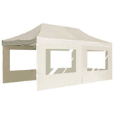 Professional Folding Party Tent with Walls Aluminium 6x3 m Cream 45506