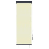 Outdoor Roller Blind 60x250 cm Cream 145947