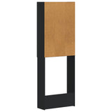Toilet Cabinet DELFT Black 66 x 25.5 x 190 cm Engineered Wood 897136
