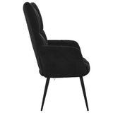 Relaxing Chair Black Velvet 42022446
