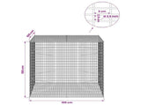 Gabion with 3.5 mm Wire and 5x2.5 cm Mesh 100x100x100 cm 3461948